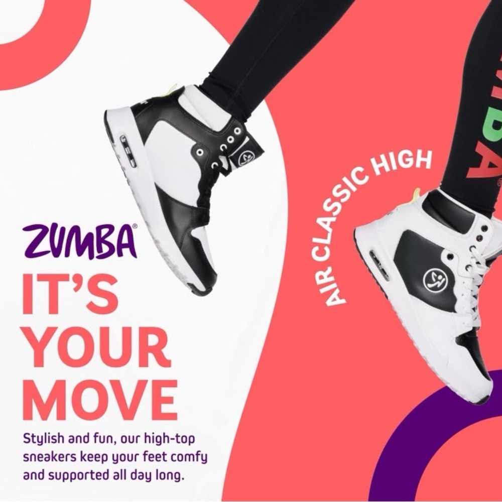 Size 7 Zumba shoes/high tops